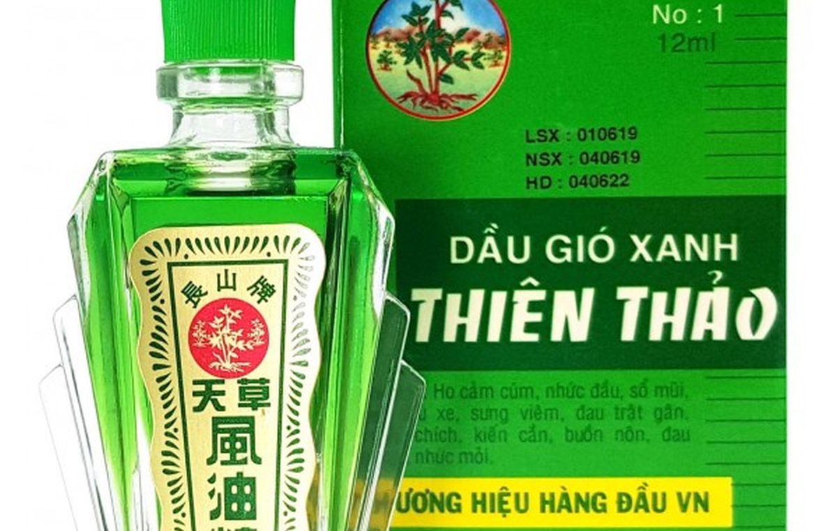huile médicinale Vietnamienne Dau gio xanh Thiên Thao