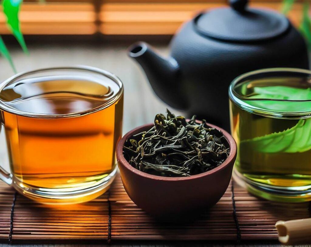 thé noir ou thé vert