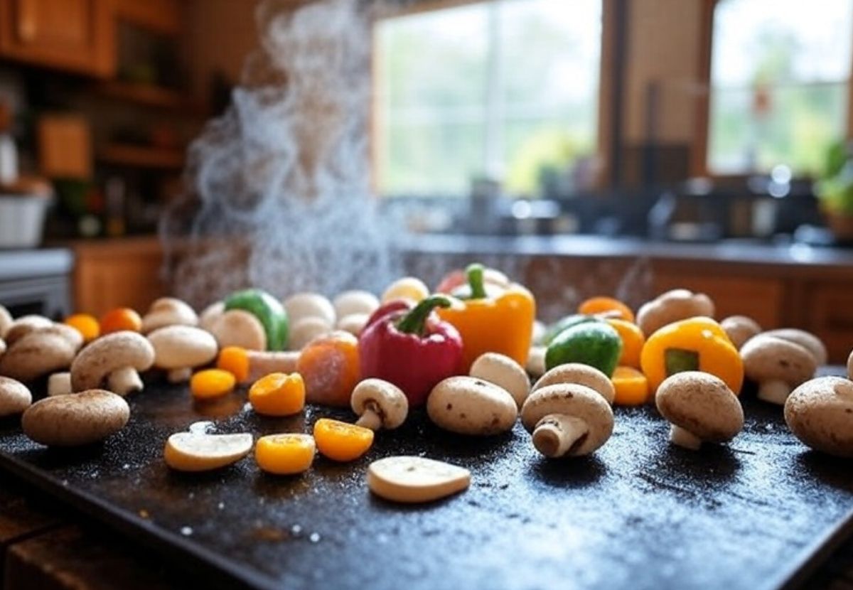Recette de légume sur plancha