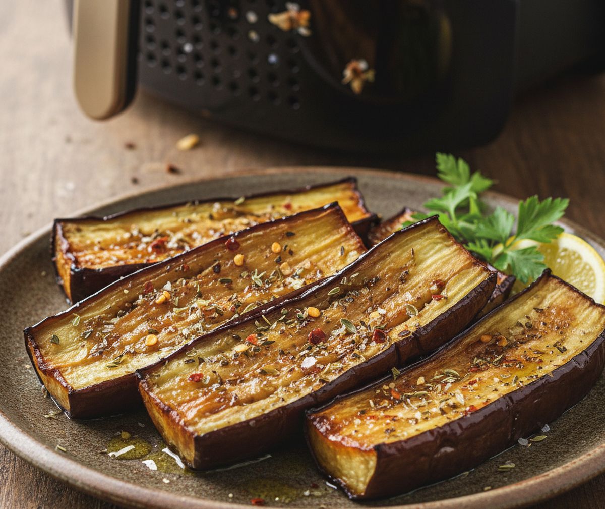 aubergines au air fryer