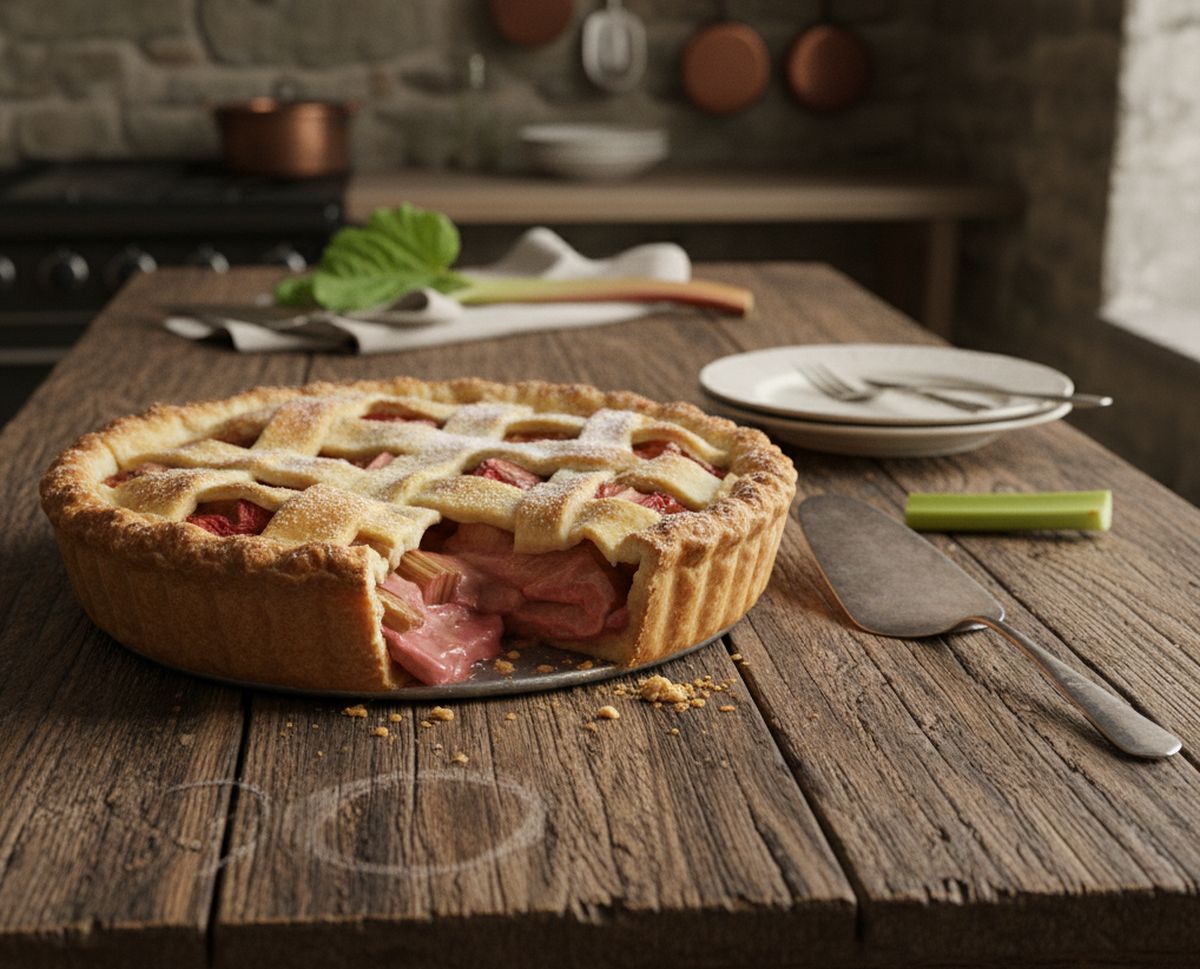 tarte à la rhubarbe meilleure recette