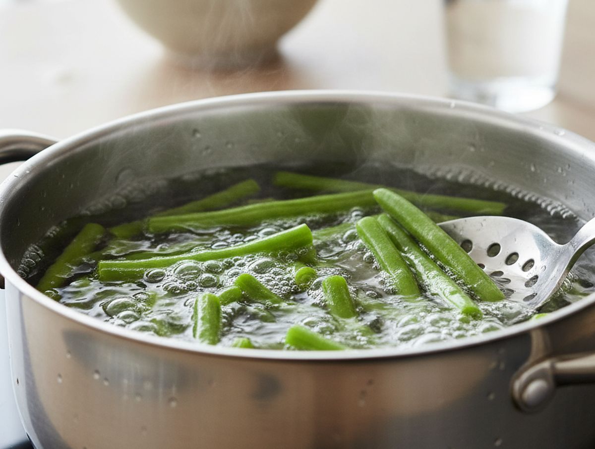 temps de cuisson haricots verts à l'eau