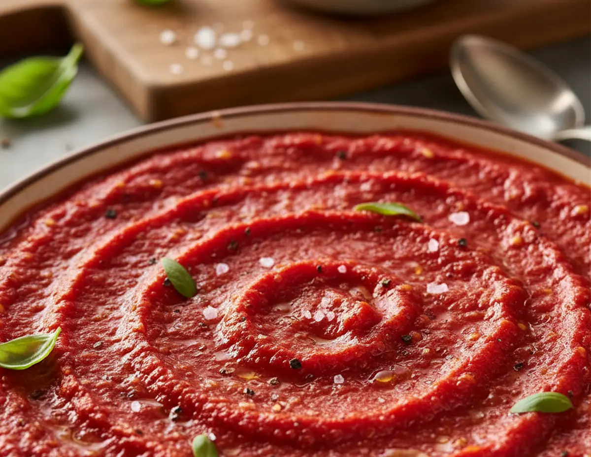 Coulis de tomates à l'ancienne recette traditionnelle maison