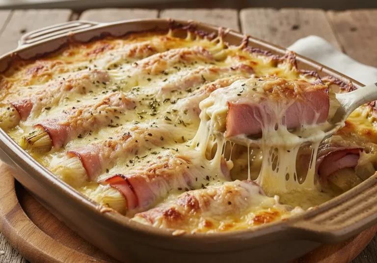 Recette endives au jambon : gratin crémeux et réconfortant au four