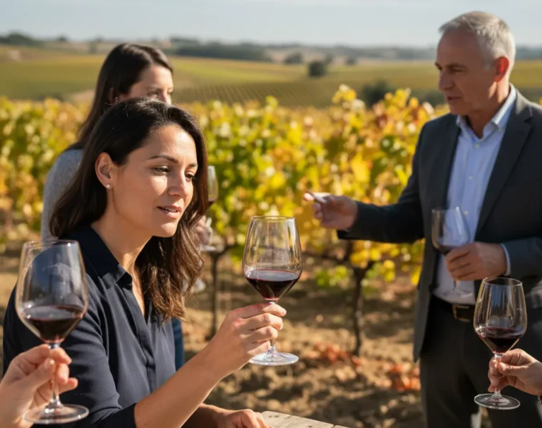 Cours d'oenologie dans un vignoble l'expérience authentique au cœur des vignes